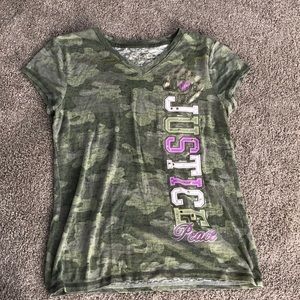 camouflage justice shirt